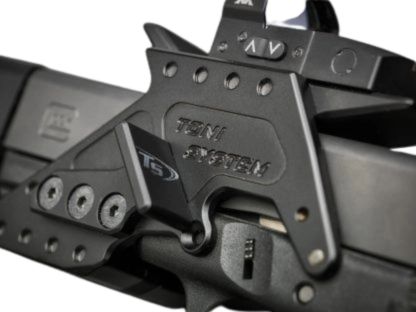 Punapistetähtäinkiinnike rungolle Glock gen 4 malleihin [G17, G22, G34 & other] | Trijicon RMR footprint