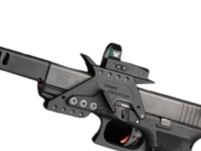 Punapistetähtäinkiinnike rungolle Glock gen 4 malleihin [G17, G22, G34 & other] | Trijicon RMR footprint