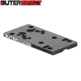 Punapistetähtäinkiinnike Glock models [G17 G19 G26 & other] | type C [RMR RTS Docter footprint]