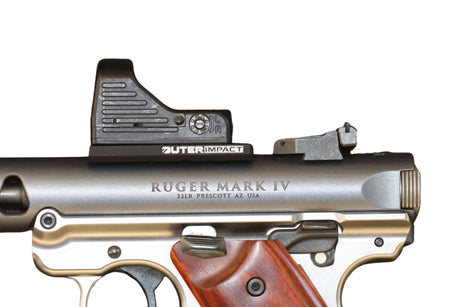 Ruger Mark III & Mark IV adapterilevy | type C [RMR RTS & Docter footprint]