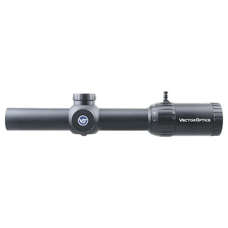 Vector Optics Constantine 1-10x24 Fiber Center Dot kivääritähtäin Vector Optics