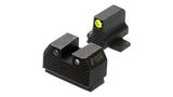Sig Sauer [P220 P226 P229 P320 P365] Optics Ready korkeat rautähtäimet | tritiumilla