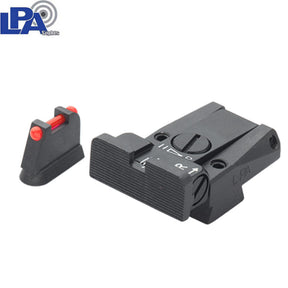 CZ 75 [75B 75 SP-01 P-01] säädettävät rautähtäimet | valokuiduilla