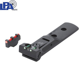 S&W revolveri [686 629 19 66 586 & other] säädettävät rautähtäimet [pin-front sight] | kuituoptiikalla