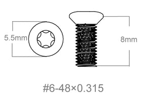 Ruuvisarja 3kpl | 6-48x0.315’’ [T10]