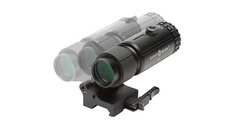 Sightmark T-5 suurentaja with LQD Flip to Side punapistetähtäinkiinnike
