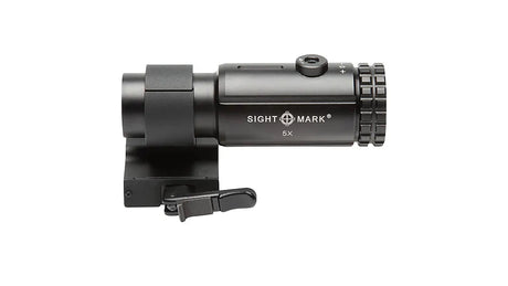 Sightmark T-5 suurentaja with LQD Flip to Side punapistetähtäinkiinnike