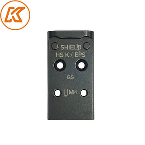 Teräksinen punapistetähtäimen levy Glock MOS:lle | Shield RMSc & Holosun K-series footprint