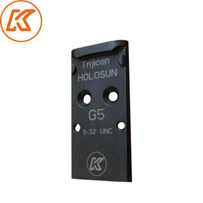 Teräksinen punapistetähtäimen adapterilevy Glock MOS | Trijicon RMR footprint