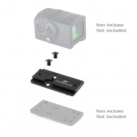 Footprint-adapteri | Toni System kiinnikkeistä "type A" Aimpoint Acro Holosun