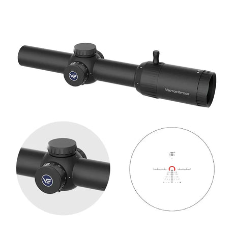 Vector Optics Constantine 1-8x24 FFP RAR kiväärin kiikaritähtäin Vector Optics