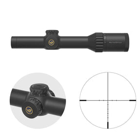 Vector Optics Continental 1-10x24i ED Fiber kiväärikiikaritähtäin Vector Optics