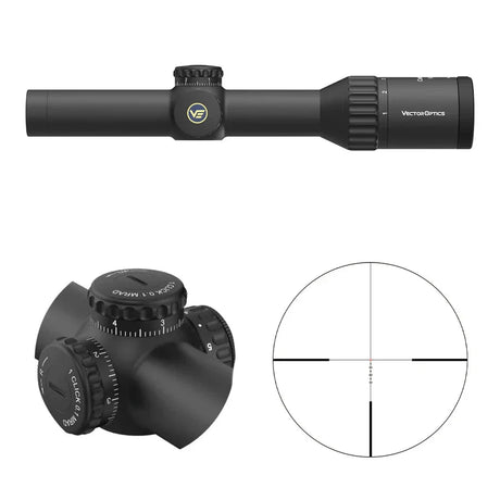 Vector Optics Continental x6 1-6x24 kivääritähtäin Vector Optics