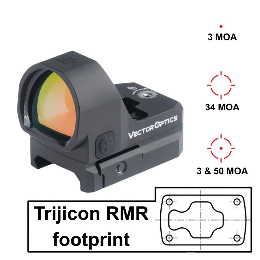 Vector Optics Frenzy 1x22x26 MOS MRS punapistetähtäin