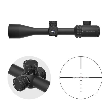 Vector Optics Hugo 3-12x40i Fiber Reticle kiväärin kiikaritähtäin Vector Optics