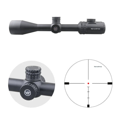 Vector Optics Hugo 3-12x44GT SFP kiväärin kiikaritähtäin Vector Optics