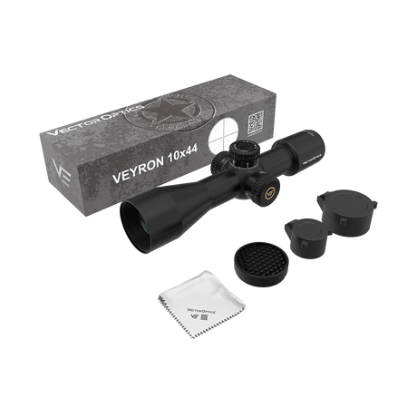 Vector Optics Veyron 10x44 SFP kompakti kiväärikiikaritähtäin