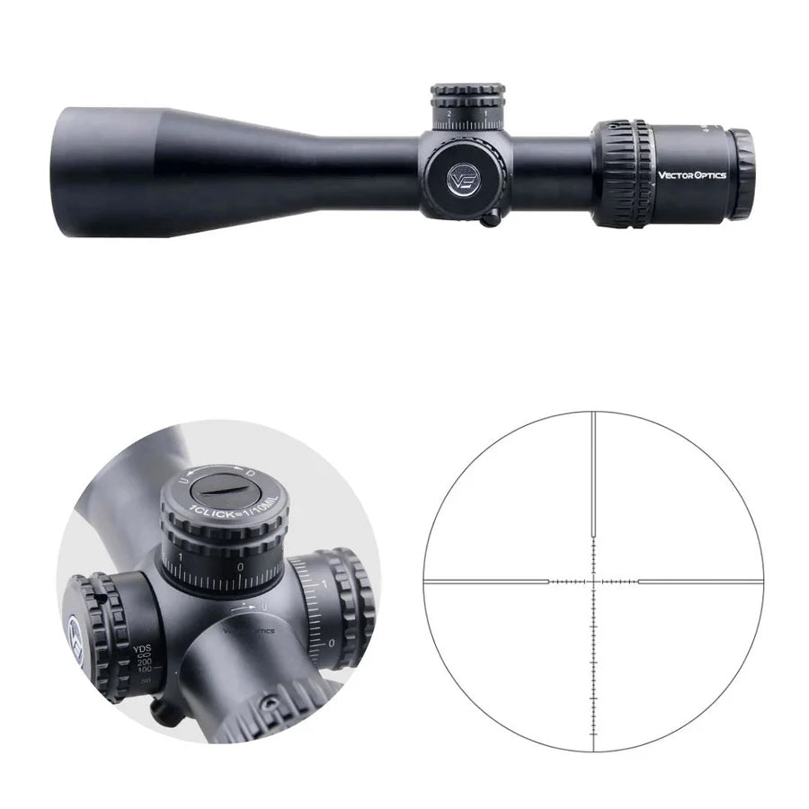 Vector Optics Veyron 4-16x44 FFP kiväärin kiikaritähtäin