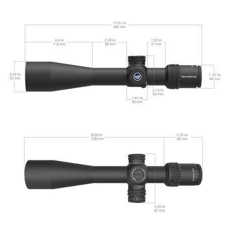 Vector Optics Veyron 6-24x44IR SFP kompakti kiväärin kiikaritähtäin