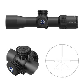 Vector Optics Veyron 2-8x32IR kompakti kiväärin kiikaritähtäin