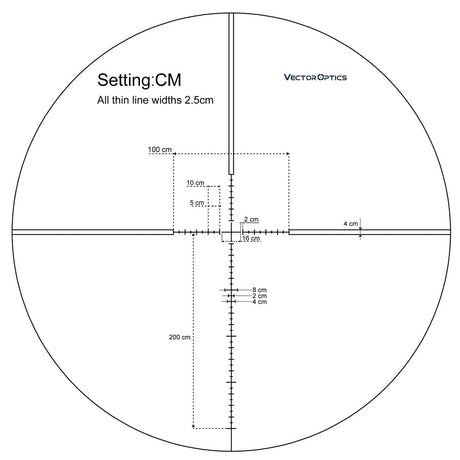 Vector Optics Veyron 4-16x44 FFP kiväärin kiikaritähtäin
