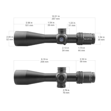 Vector Optics Veyron 4-16x44 FFP kiväärin kiikaritähtäin