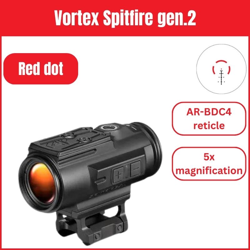 Vortex Spitfire HD Gen II | 5x prisman tähtäin 