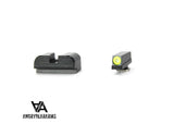 Walther PDP matalat rautähtäimet | tritiumilla