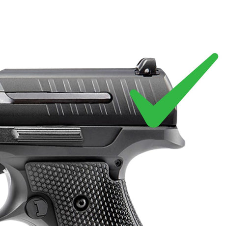 Walther [PPQ P99 Creed PPS] säädettävät rautähtäimet | with tritium