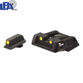 Walther Q4 SF OR & Q5 Match SF säädettävät rautähtäimet | luminoivilla pisteillä