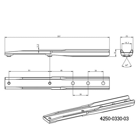 Adapteri InfiRay Rico RL 42 RH 50 | Blaser-jalustalle