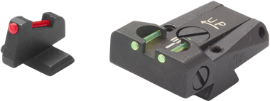 Browning Hi-Power säädettävät rautähtäimet | fiber optic