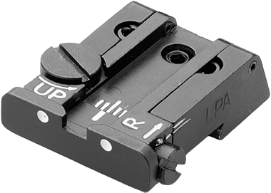 CZ P-10 täysin säädettävä takatähtäin | valkoiset pisteet