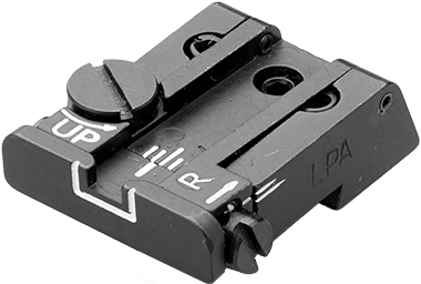 CZ P-10 täysin säädettävä takatähtäin | valkoiset viivat