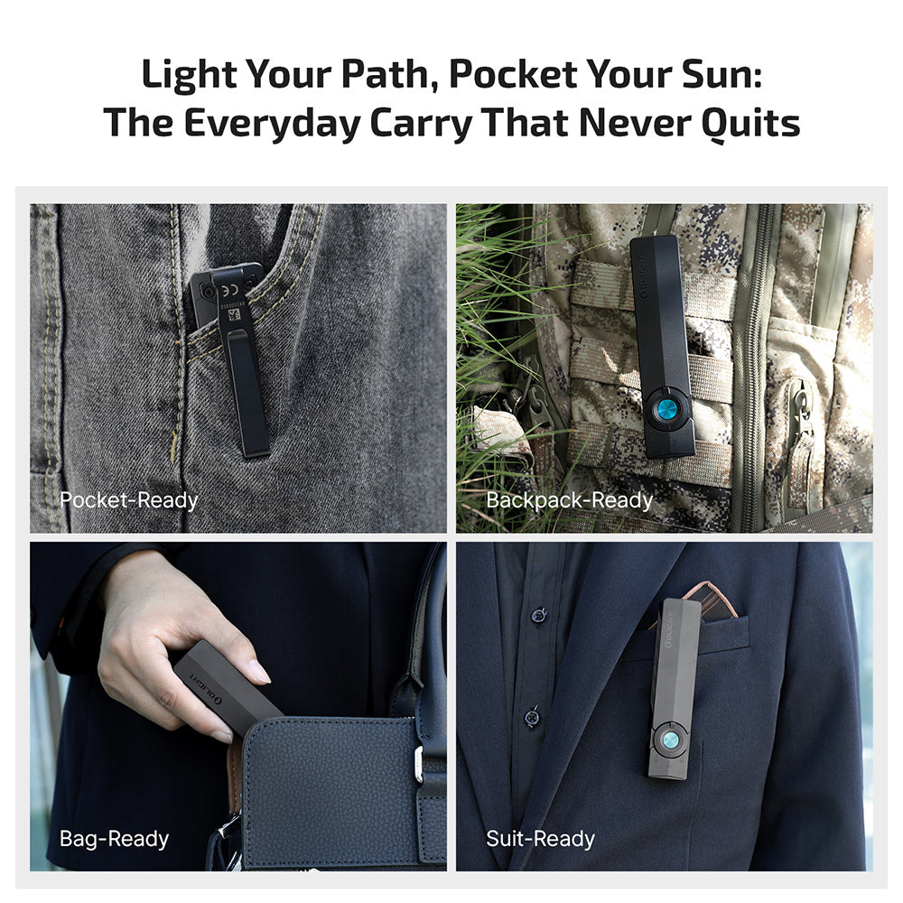 Olight ArkPro | litteä 4-in-1 EDC valaisin | 1.500 lm