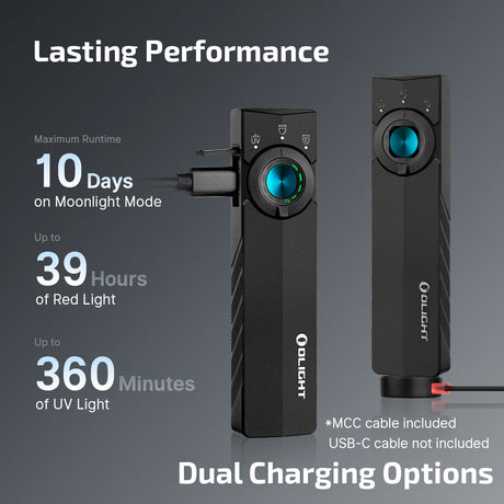 Olight ArkPro Lite | litteä 3-in-1 EDC valaisin | 1.200 lm