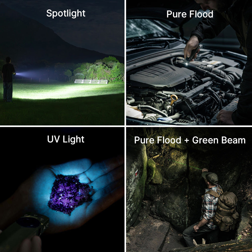 Olight ArkPro Ultra | flat 4-in-1 EDC valaisin | 1.700 lm - Olive Green