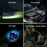 Olight ArkPro Ultra | flat 4-in-1 EDC valaisin | 1.700 lm - Olive Green