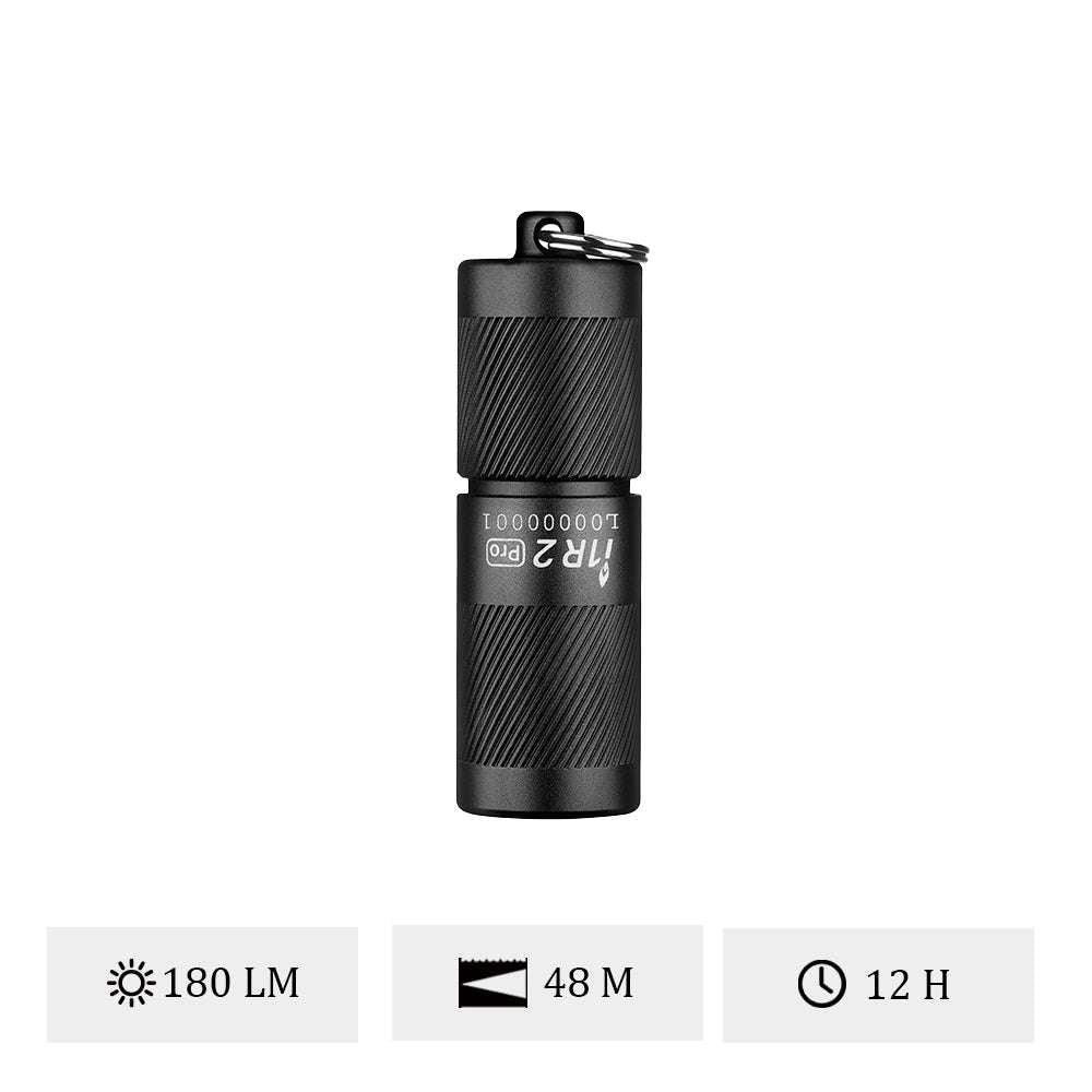 Olight i1R 2 Pro | ladattava avaimenperävalaisin | 180 lm - Musta