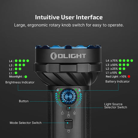 Olight Marauder 2 Mini | tehokas ladattava valaisin | 10.000 lm