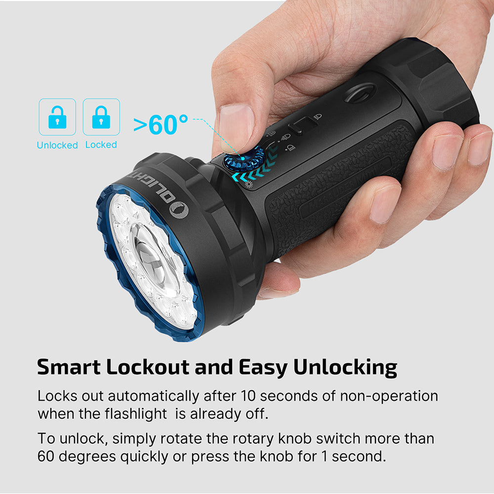 Olight Marauder 2 Mini | tehokas ladattava valaisin | 10.000 lm