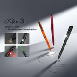 Olight O’Pen 3 | monitoiminen kynävalaisin | 120 lm + vihreä laser - Musta
