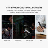 Olight O’Pen 3 | monitoiminen kynävalaisin | 120 lm + vihreä laser - Musta