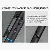 Olight O’Pen 3 | monitoiminen kynävalaisin | 120 lm + vihreä laser - Musta