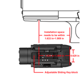 Olight PL-3R Valkyrie | pistoolin valaisin | 1.500 lm