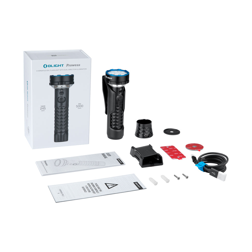 Olight Prowess | valaisin with bidirectional lighting | 5.000 lm
