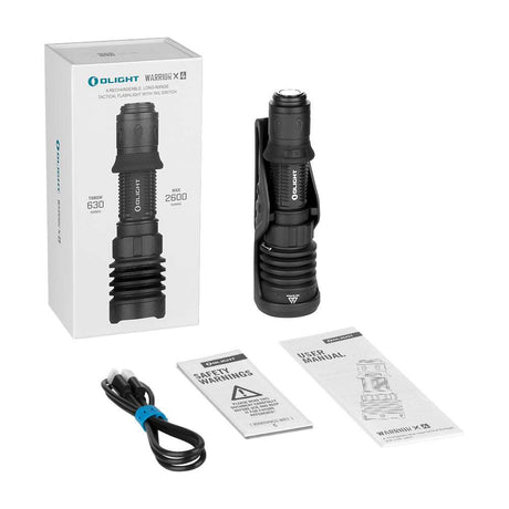 Olight Warrior X 4 | taktinen valaisin | 2.600 lm