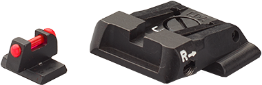 Smith & Wesson M&P säädettävät rautähtäimet | fiber optic