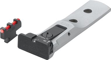 Smith & Wesson revolveri [686 629 19 66 586 & other] säädettävät rautähtäimet | fiber optic