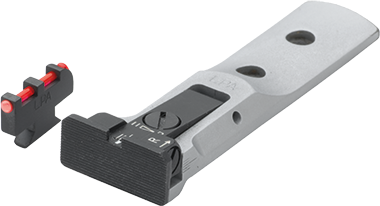 Smith & Wesson revolveri [686 629 19 66 586 & other] säädettävät rautähtäimet | fiber optic